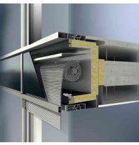 Сонцезахист Schüco CTB, вбудований у Schüco Фасад FW 50+/FW 60+