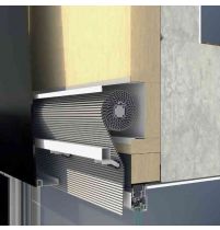 Сонцезахист Schüco CTB, вбудований у фасад для модернізації Schüco ERC 50