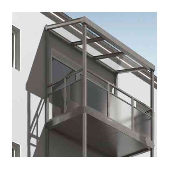 Багаторівневий балкон з алюмінію: для гармонійного вигляду фасаду Багаторівневий балкон з алюмінію: для гармонійного вигляду фасаду