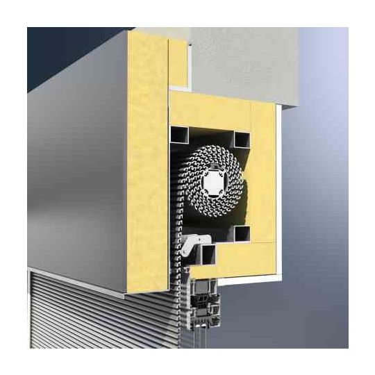 Сонцезахист Schüco CTB, навішуваний на вікна Schüco AWS